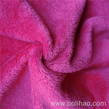 Dyed Coral Fleece Fabric